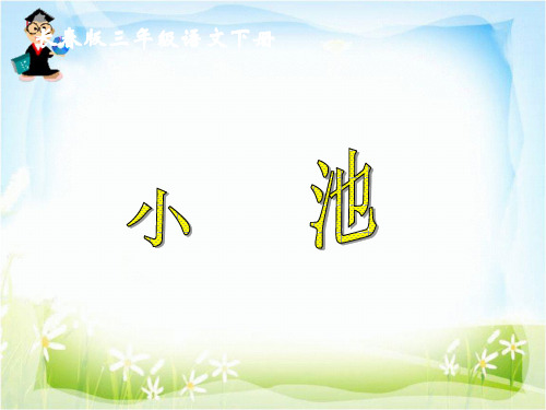 小池  公开课  优质课件