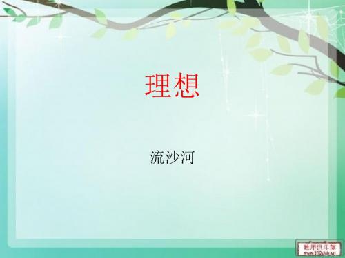 理想PPT106 鲁教版