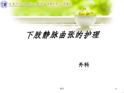 下肢静脉曲张1ppt课件