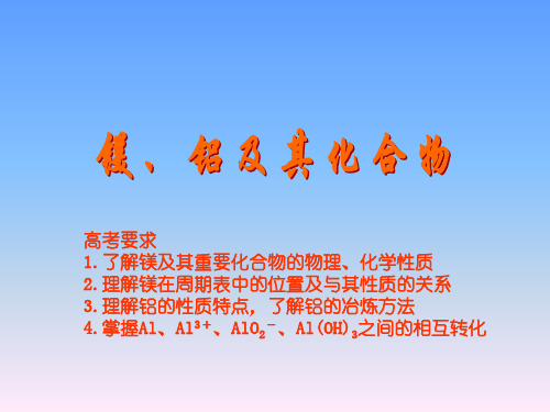 镁及其化合物