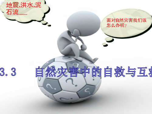 人教版高中地理选修5《自然灾害与防治》课件 3.3自然灾害中的自救与互救(共51张PPT)