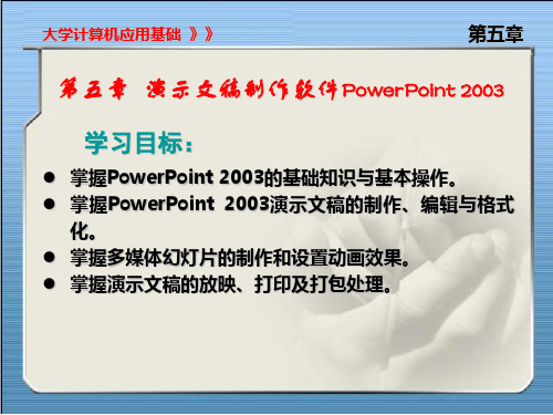Microsoft PowerPoint 2003演示文稿制作软件