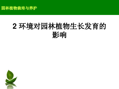 园林植物栽培与养护2