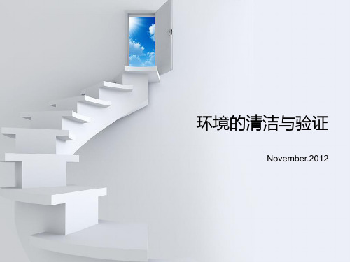 环境的清洁与验证