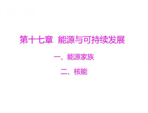 物理：人教版九年级课件《核能》