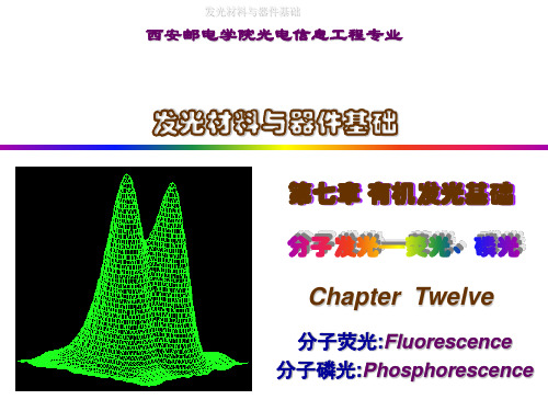 第七章 分子发光-荧光与磷光