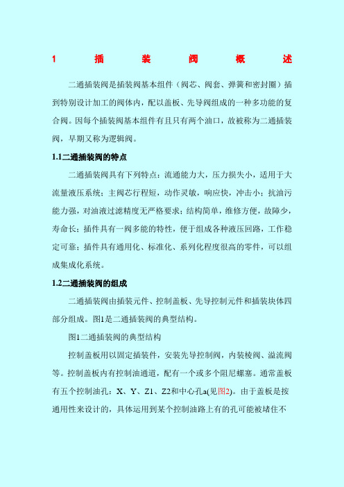 插装阀原理图