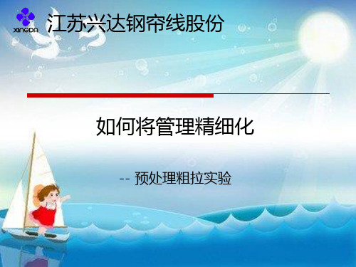 精细化生产管理的实验幻灯片PPT
