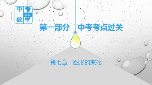 【数学】中考考点过关-第7章：图形的变化
