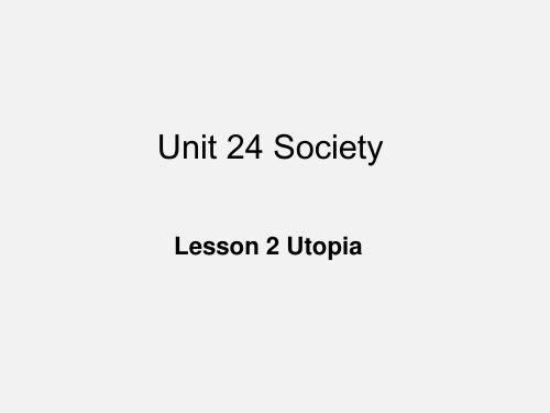 高三英语 Society课件