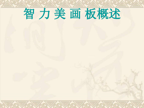 智力美画板概述