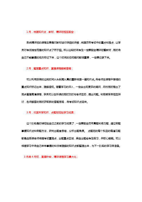 2015年学习计划