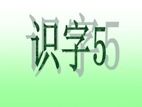 识字5