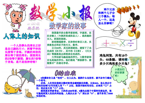 数学手抄报数学电子小报手抄报趣味数学乐园数学与生活板报模板数学家的故事海报有趣的数学
