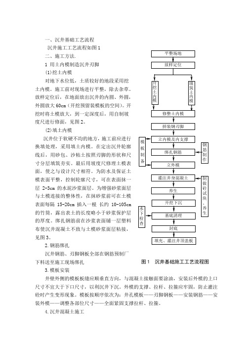 沉井施工方案