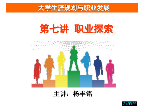 第七讲 职业探索-2(终 定稿)