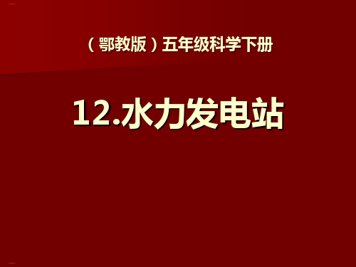 《水力发电站》PPT课件-完美版