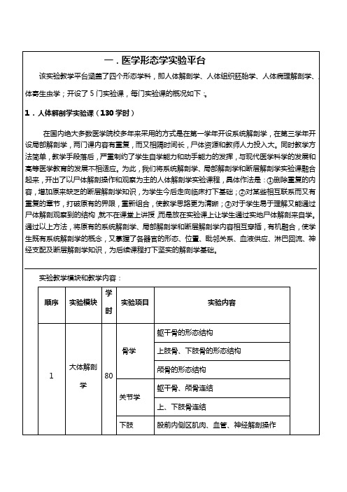 医学形态学实验平台
