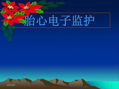 胎心监护PPT_-_胎心电子监护 55页PPT文档