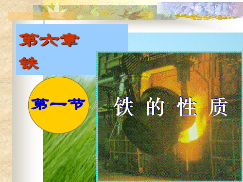 铁在日常生活中的用途幻灯片PPT
