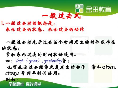 六年级一般过去时复习