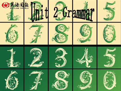 新版牛津英语八年级上U2 Grammar