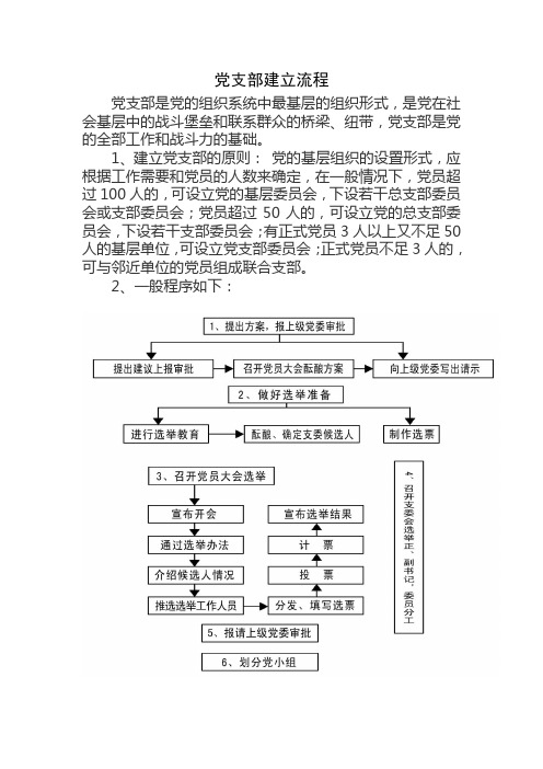 党支部建立流程
