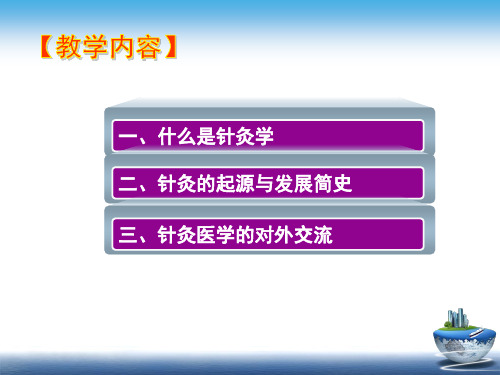 常小荣针灸学绪言讲课PPT (1)PPT课件