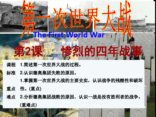 岳麓版选修三惨烈的四年战事  课件(28张)