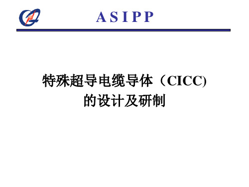 特殊超导电缆导体(CICC)的设计及研制(精)
