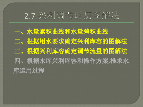 兴利调节图解法2014