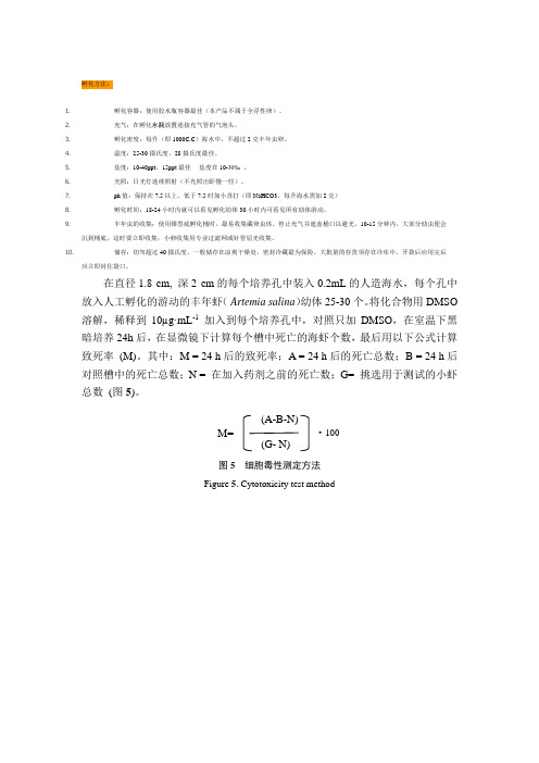 丰年虾孵化