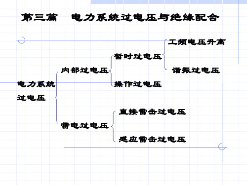 第六章 电力系统过电压与绝缘资料