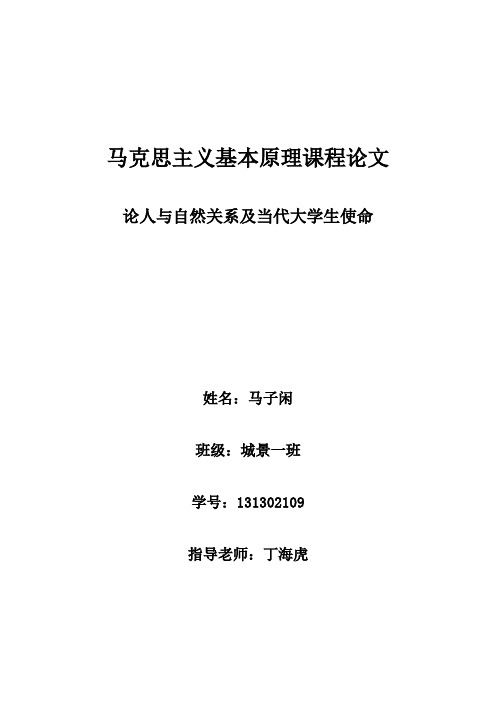 马原论文