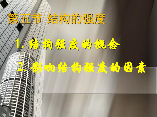 结构的强度课件