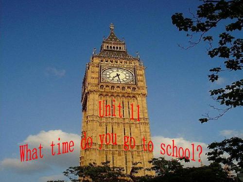 初中英语Unit_11_What_time_do_you_go_to_school
