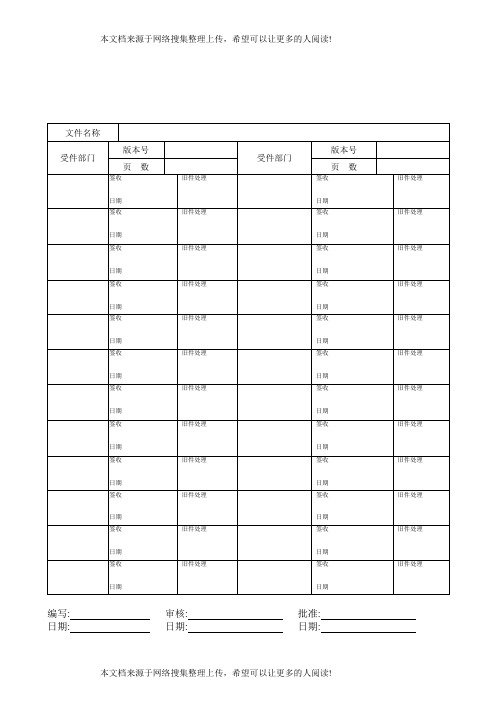 文件分发记录