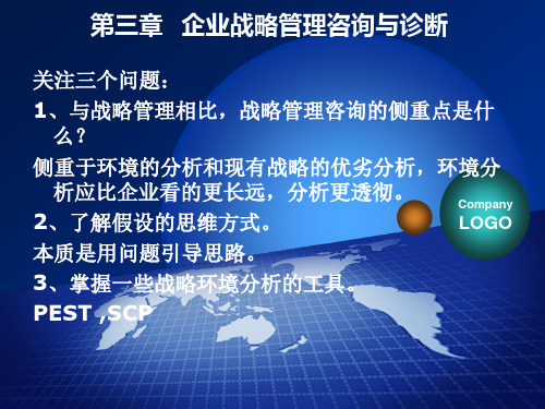 企业战略管理咨询与诊断报告