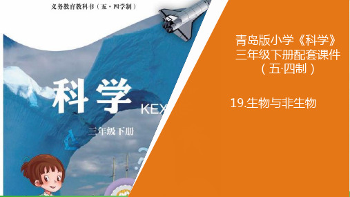 小学三年级下册 19.《生物与非生物》教学 冀人版 ppt(11张)