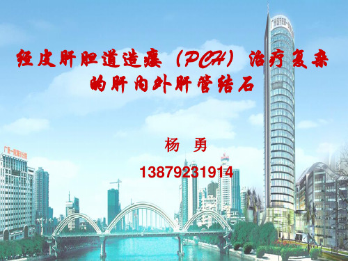 经皮肝胆道造瘘PPT课件