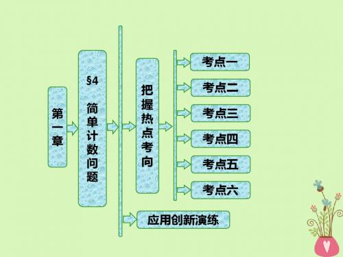 18学年高中数学第一章计数原理4简单计数问题课件北师大版选修2_3