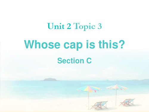 Whose cap is this_SectionC PPT