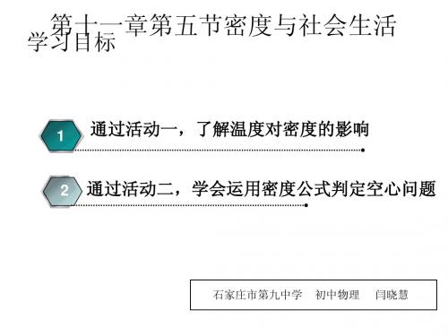 密度与社会生活