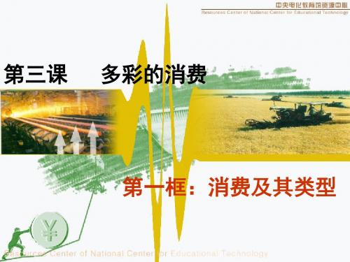 第三课多彩的消费消费及其类型