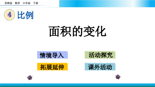 苏教版六年级下册数学教学课件-面积的变化