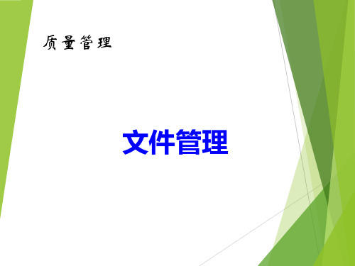 制药工程GMP(文件管理)