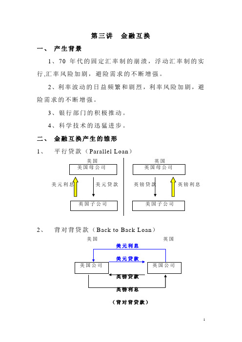 3.金融互换