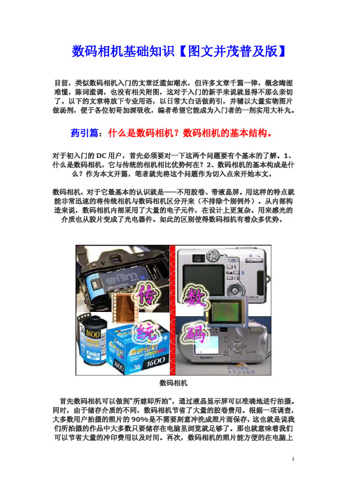 数码相机基础知识(图文并茂普及版)