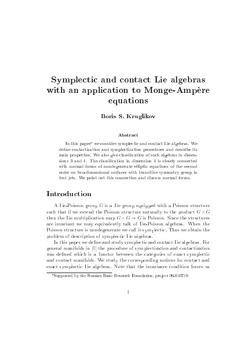 Abstract In this paper