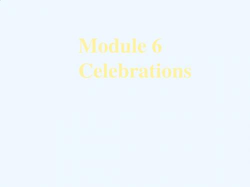 Module 6 Celebrations Unit 12 Christmas is coming 课件